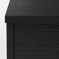 ÖSTAVALL - Adjustable coffee table, black, 90 cm