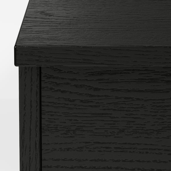 ÖSTAVALL adjustable coffee table, black, 90 cm