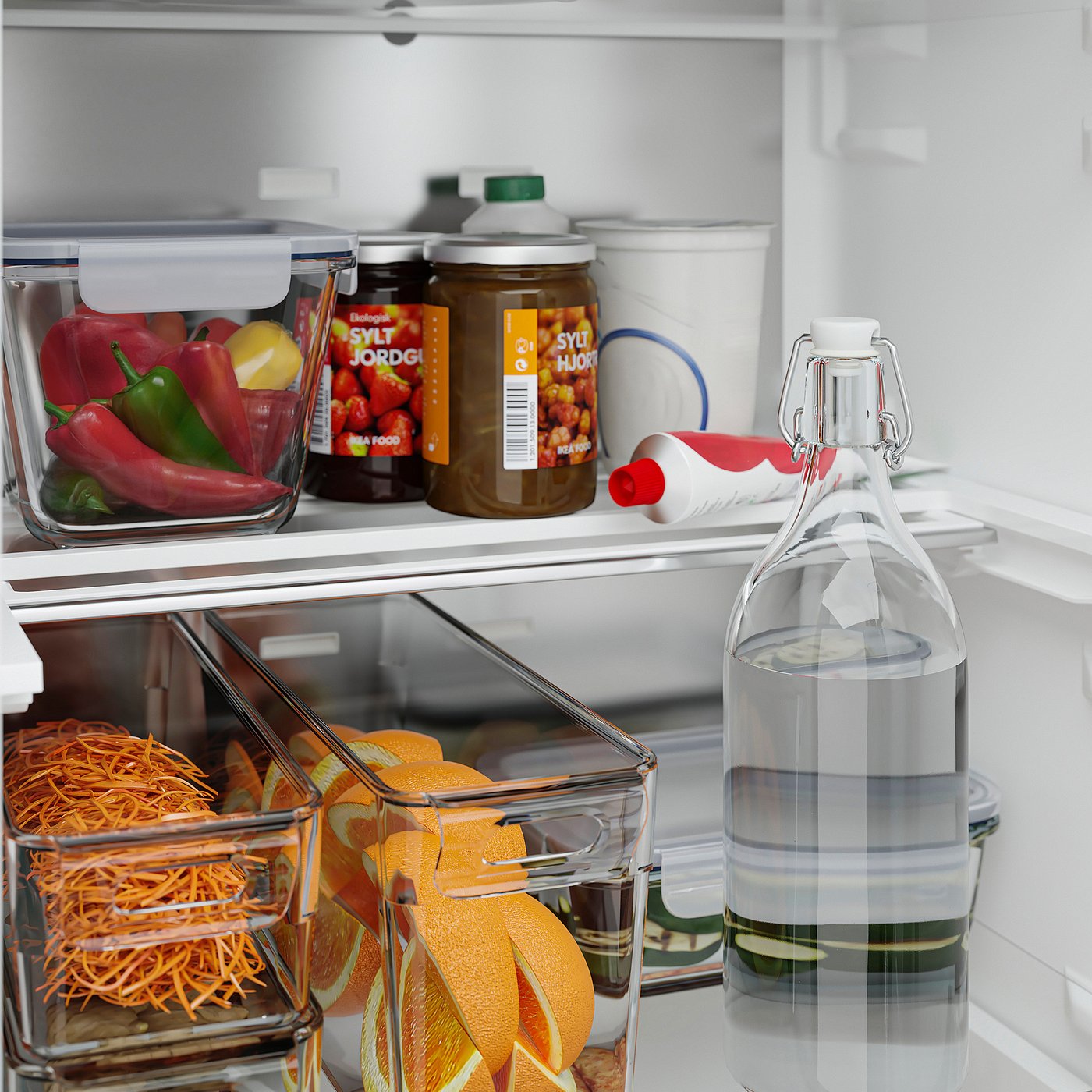 ÖVERNÄS fridge/freezer, IKEA 700 integrated, 193/74 l