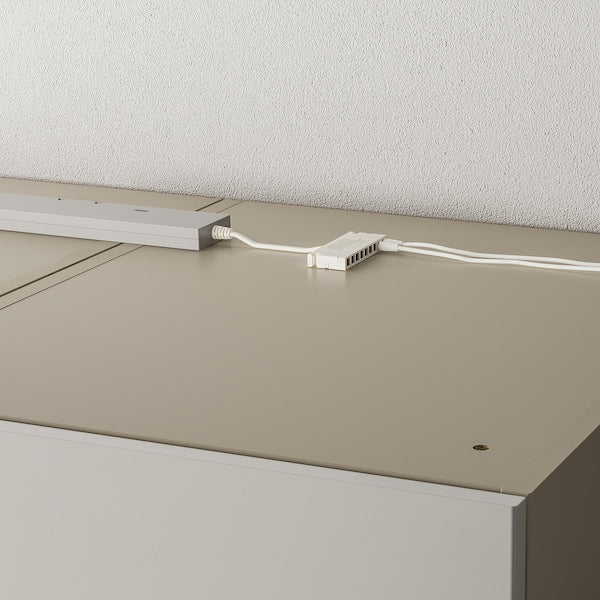 ÖVERSIDAN LED wardrobe lighting strp w sensor dimmable beige 46 cm , 46 cm