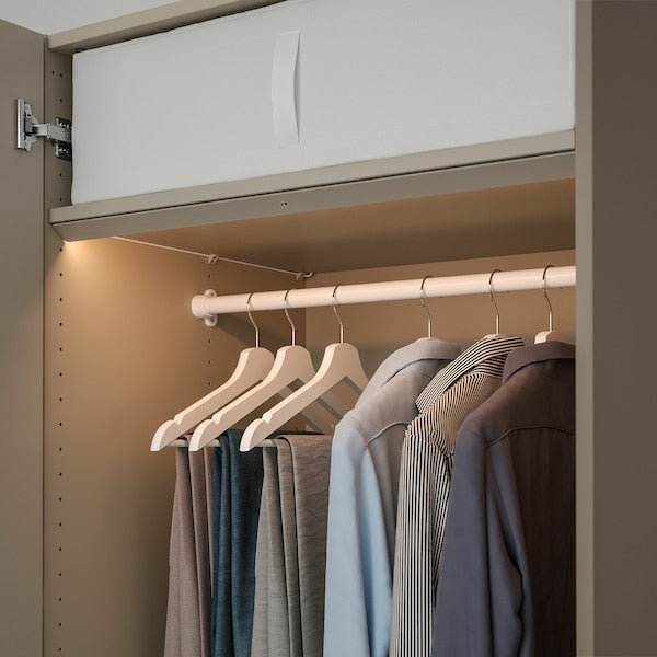 ÖVERSIDAN LED wardrobe lighting strp w sensor dimmable beige 71 cm , 71 cm