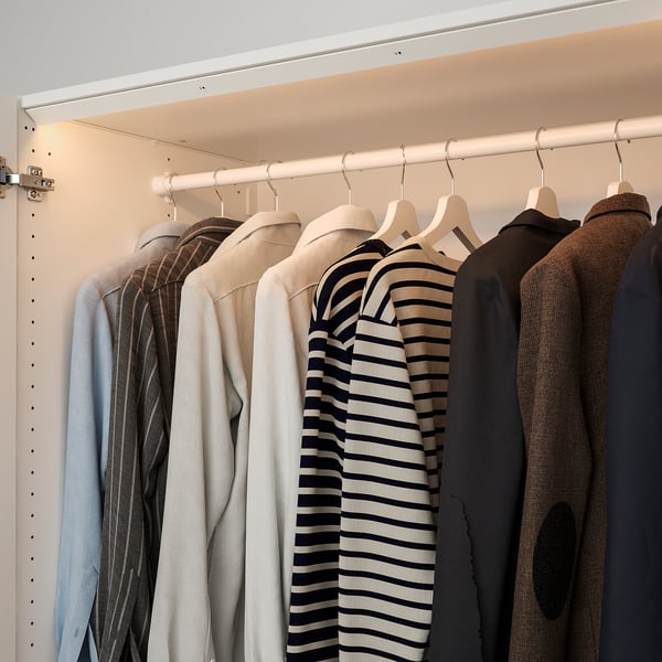 ÖVERSIDAN - LED wardrobe/sens light bar, adjustable light intensity white,96 cm