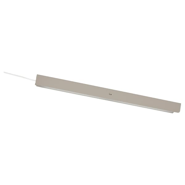 Ikea ÖVERSIDAN - LED wardrobe/sens light bar, adjustable light intensity grey-beige,46 cm-705.894.16