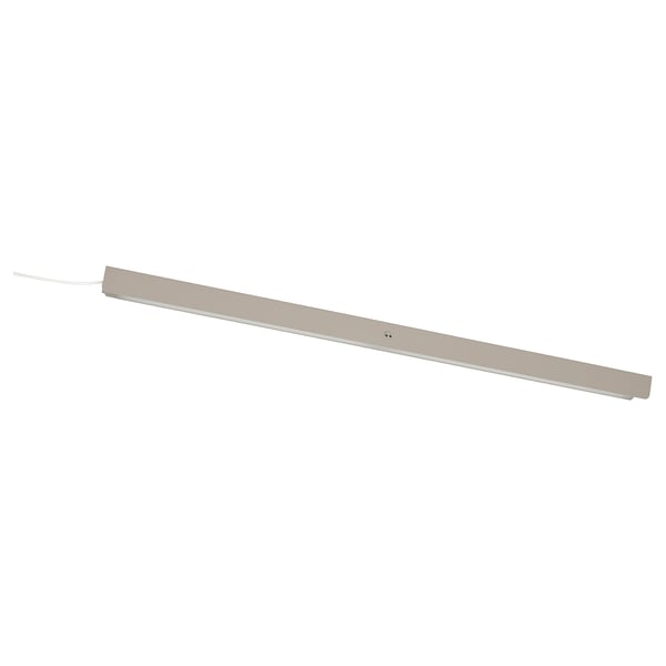 ÖVERSIDAN LED wardrobe lighting strp w sensor, dimmable grey-beige, 71 cm