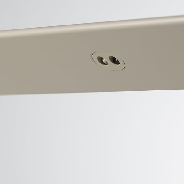 ÖVERSIDAN - LED wardrobe/sens light bar, adjustable light intensity gray-beige,96 cm