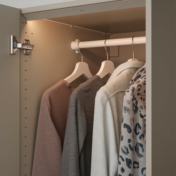 ÖVERSIDAN - LED wardrobe/sens light bar, adjustable light intensity grey-beige,46 cm-705.894.16