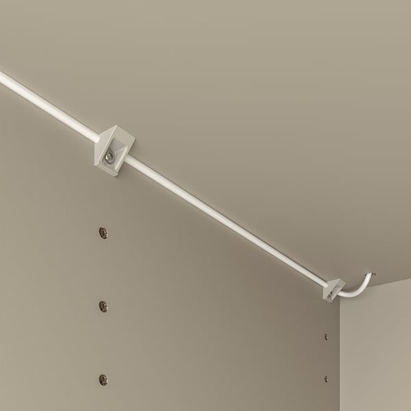 ÖVERSIDAN - LED wardrobe/sens light bar, adjustable light intensity gray-beige,96 cm