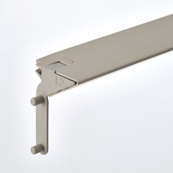 ÖVERSIDAN - LED wardrobe/sens light bar, adjustable light intensity gray-beige,96 cm