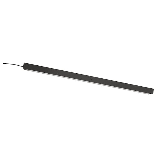 Ikea ÖVERSIDAN - LED wardrobe/sens light bar, adjustable light intensity dark gray,71 cm