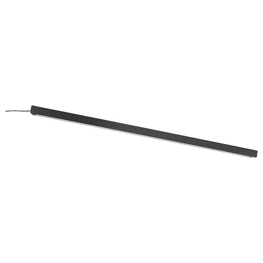 Ikea ÖVERSIDAN - LED wardrobe/sens light bar, adjustable light intensity dark gray,96 cm