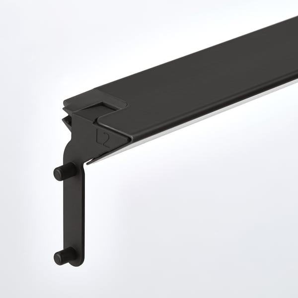 ÖVERSIDAN - LED wardrobe/sens light bar, adjustable light intensity dark gray,71 cm