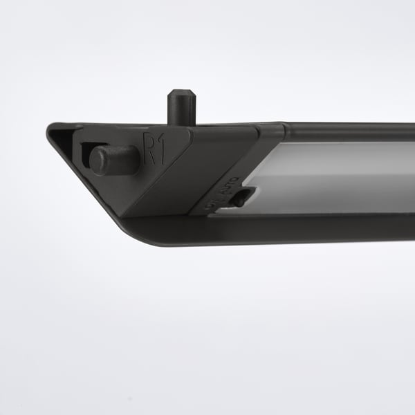 ÖVERSIDAN - LED wardrobe/sens light bar, adjustable light intensity dark gray,71 cm