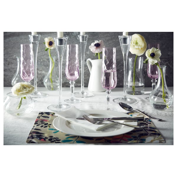 OFANTLIGT plate, white, 28 cm