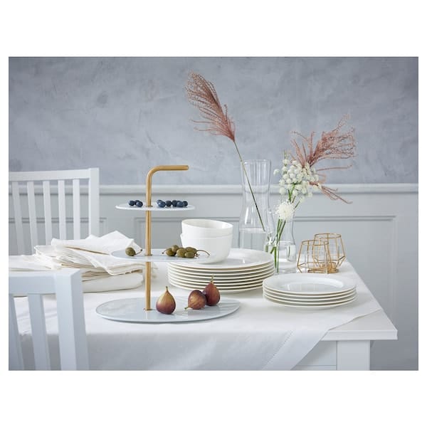 Ikea OFANTLIGT Flat - white 28 cm , 28 cm