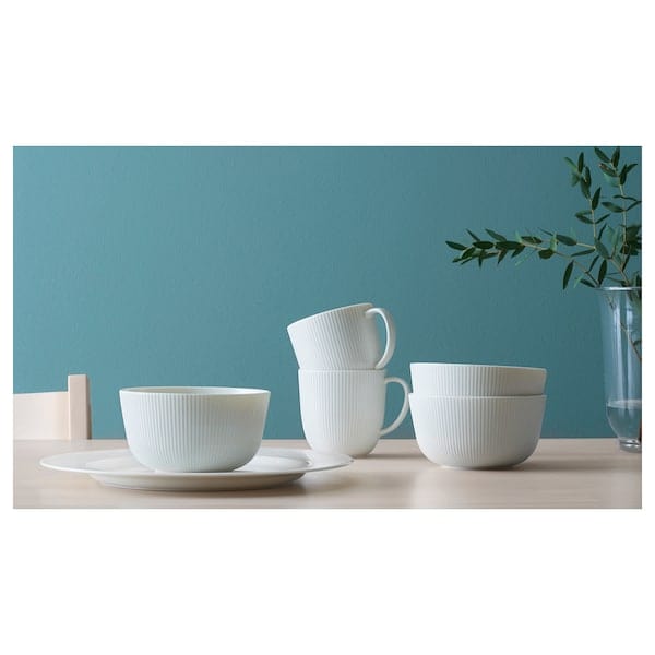 Ikea OFANTLIGT Flat - white 28 cm , 28 cm