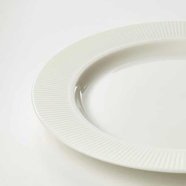 OFANTLIGT - OFANTLIGT Side plate, white, 22 cm