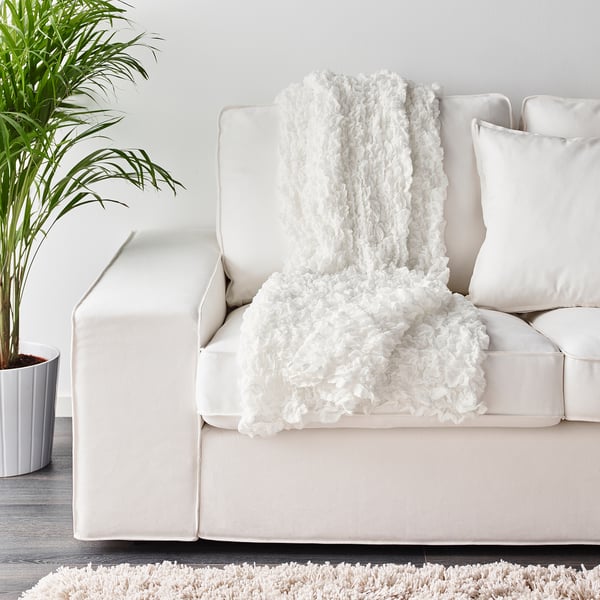 OFELIA - Blanket, white, 130x170 cm