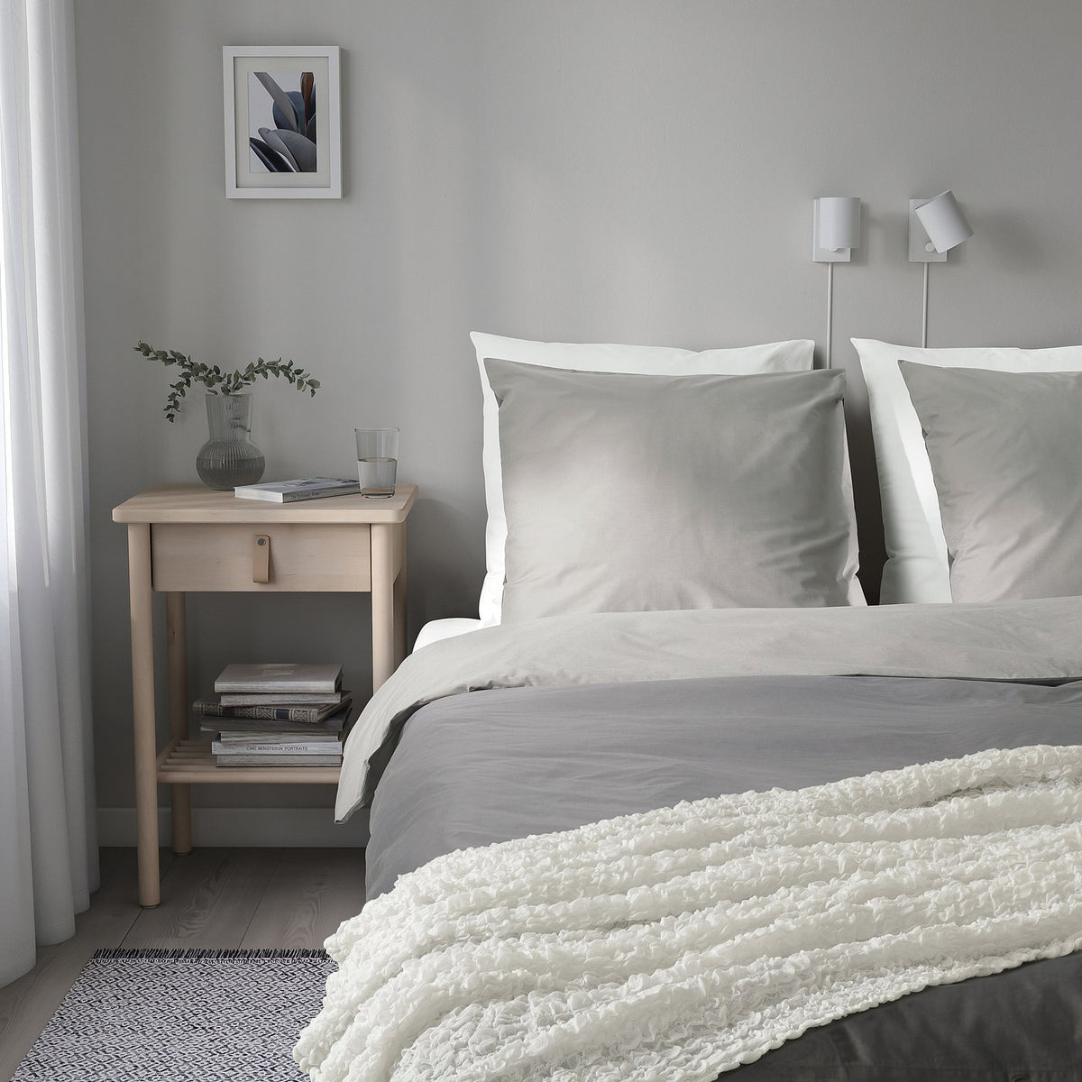 OFELIA throw, white, 130x170 cm