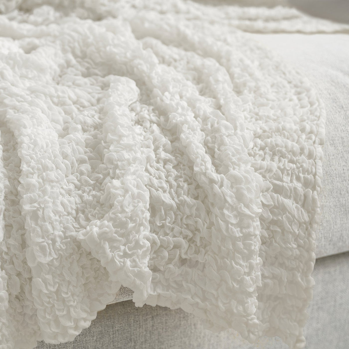 OFELIA throw, white, 130x170 cm