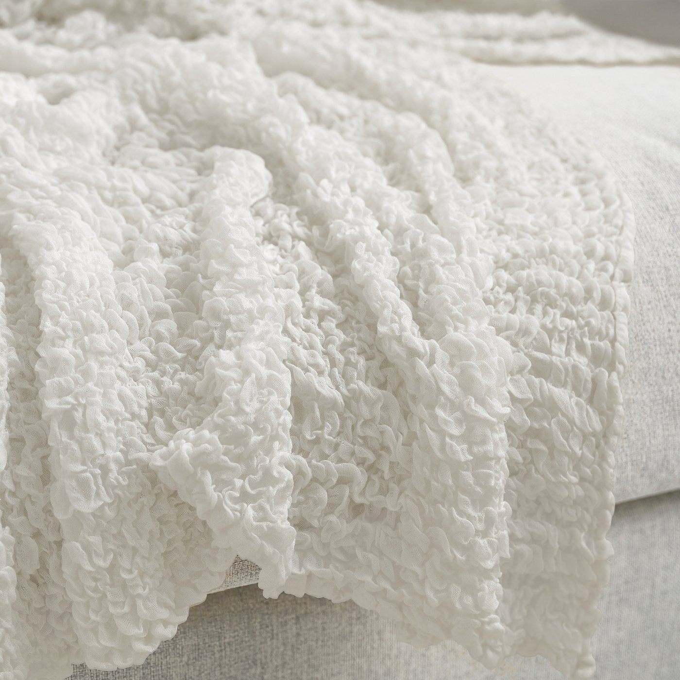 OFELIA throw, white, 130x170 cm