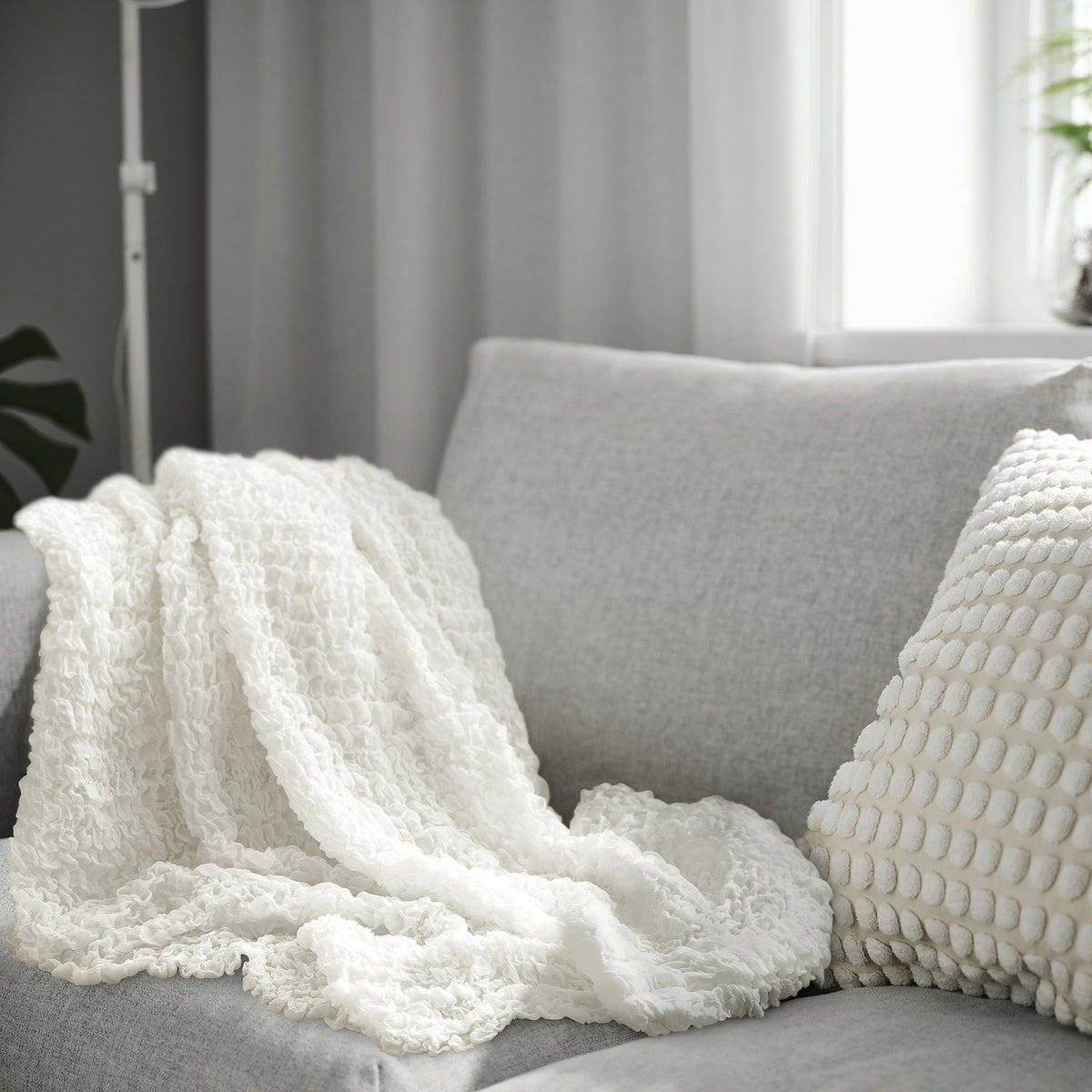 OFELIA throw, white, 130x170 cm