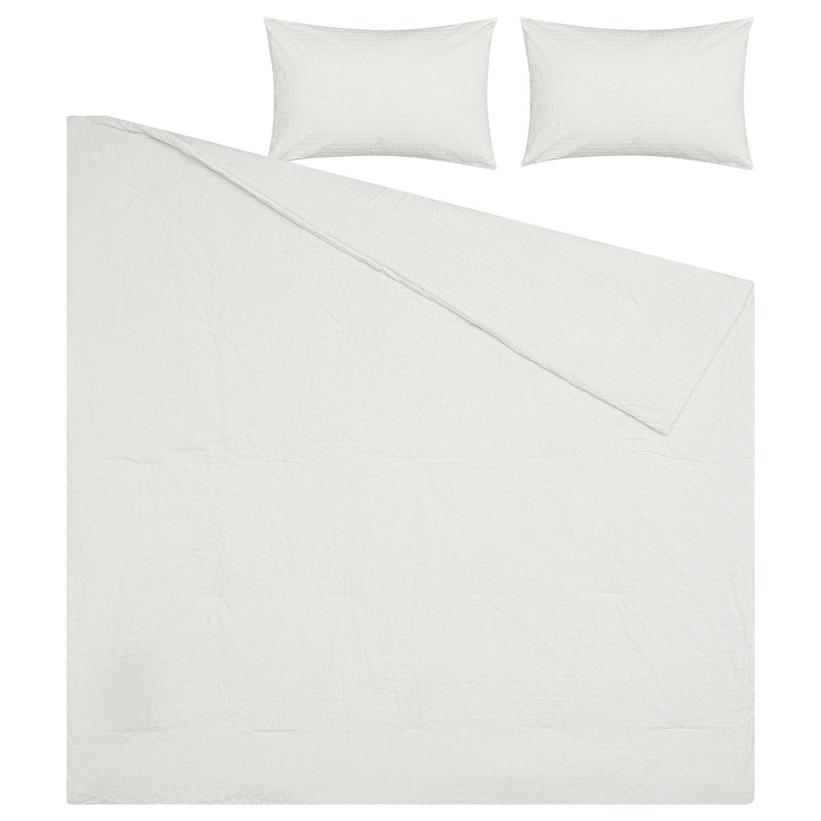 OFELIA VASS comforter set, white, 240x220/50x80 cm