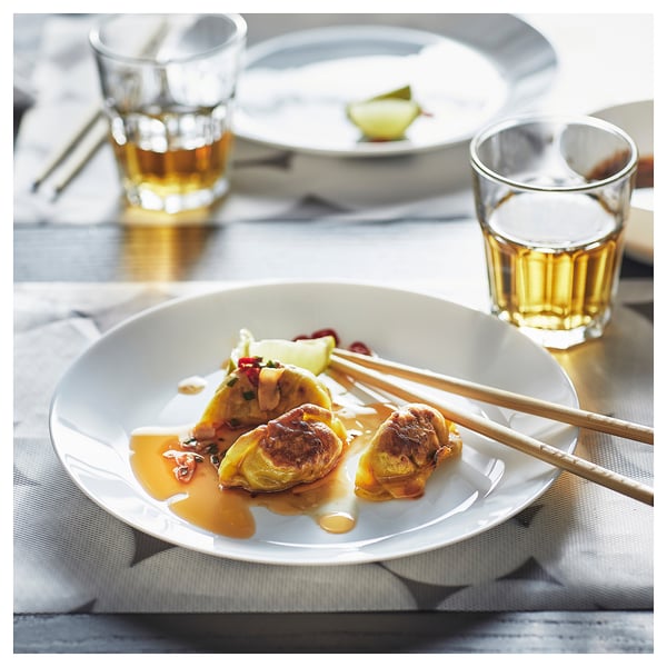 OFTAST plate, white, 25 cm