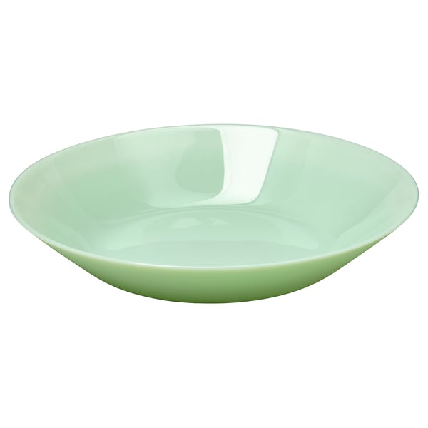 OFTAST deep plate, light green, 20 cm
