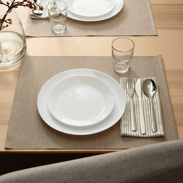OFTAST - OFTAST Side plate, white, 19 cm