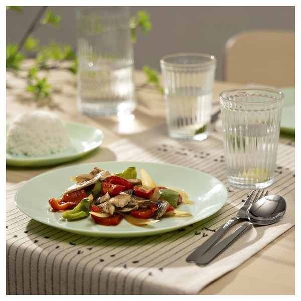 OFTAST plate, light green, 25 cm