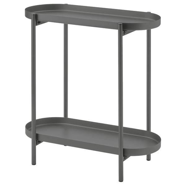 OLIVBLAD - OLIVBLAD Plant stand, in/outdoor dark grey, 56 cm