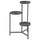 OLIVBLAD - OLIVBLAD Plant stand, in/outdoor dark grey, 58 cm