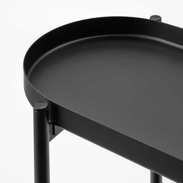 OLIVBLAD plant stand, in/outdoor black, 56 cm
