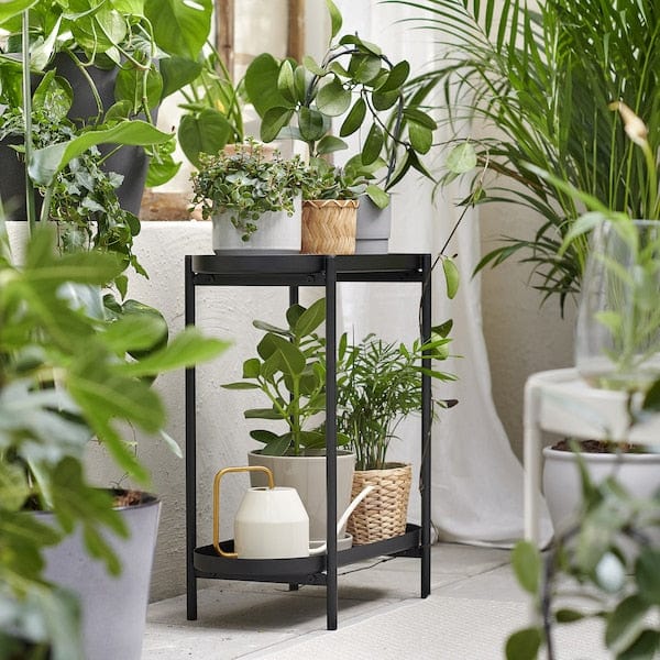 Ikea OLIVBLAD - Plant stand, in/outdoor black, 56 cm