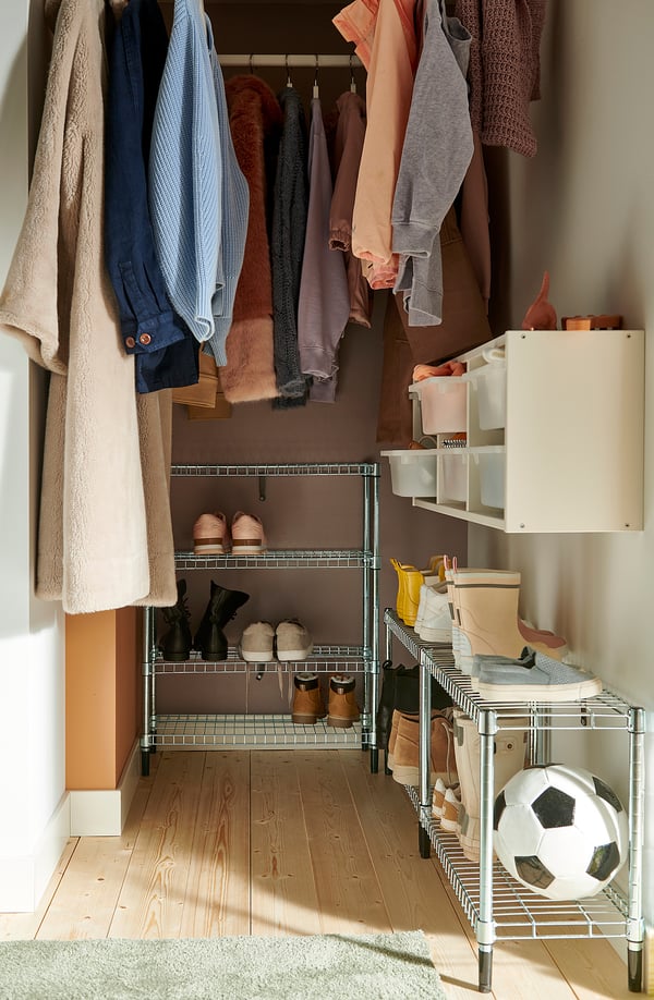 OMAR shelving unit, galvanised, 60x25x40 cm