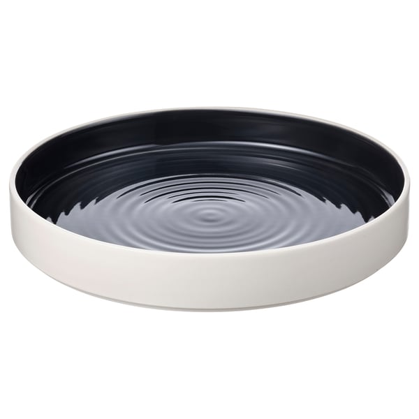 OMBONAD Serving plate dark grey 29 cm ,