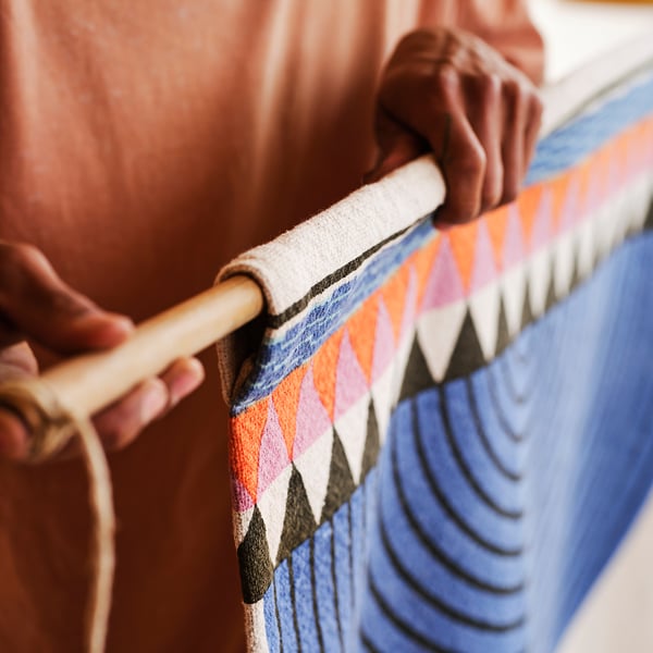 OMMJÄNGE hanging tapestry, 70x105 cm