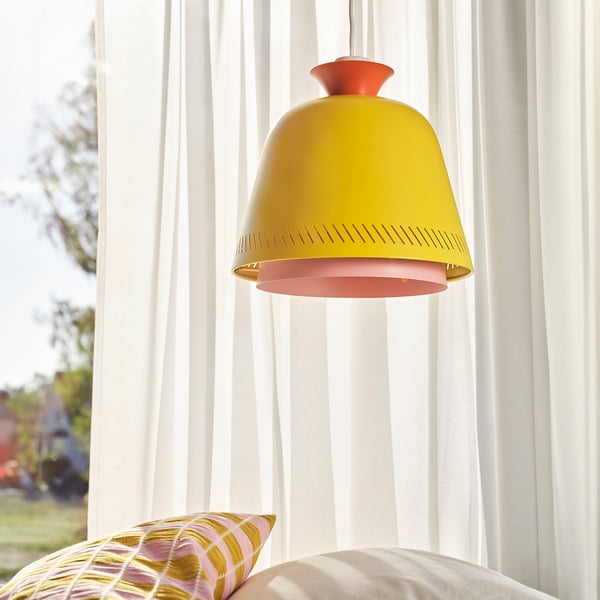 OMMJÄNGE shade for hanging lamp, multicolor - IKEA Italy Lamp shade for hanging lamp, multicolor