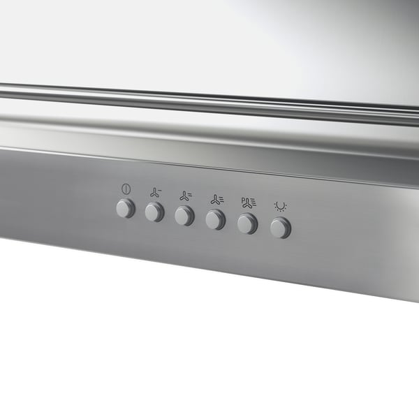 OMNEJD ceiling-mounted extractor hood, stainless steel, 90 cm