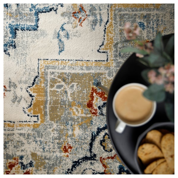 ONSEVIG rug, low pile, multicolour, 133x195 cm