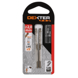 DEXTER PRO METAL DRILL BIT DIAM 2.8MM.