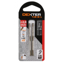 DEXTER PRO METAL DRILL BIT DIAM 2.8MM.