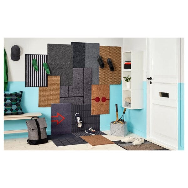 Ikea OPLEV - Door mat, in/outdoor grey, 50x80 cm