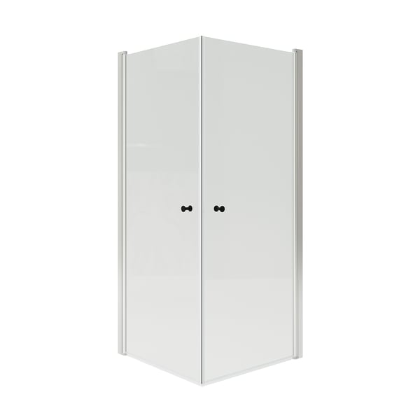 OPPEJEN shower enclosure with 2 doors, 86x86x202 cm