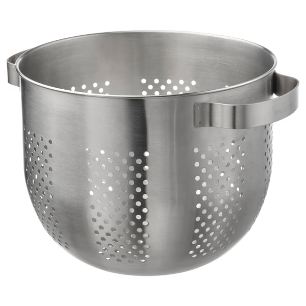 ORDNING colander, stainless steel, 22 cm