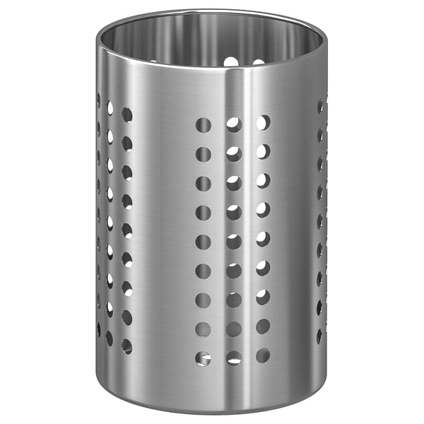 ORDNING kitchen utensil rack, stainless steel, 18 cm