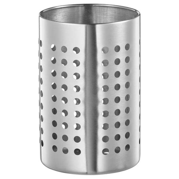 ORDNING kitchen utensil rack, stainless steel, 18 cm