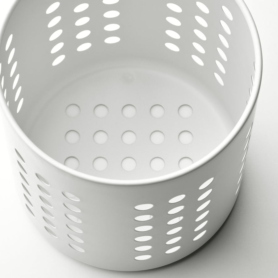 ORDNING cutlery stand, white, 13.5 cm