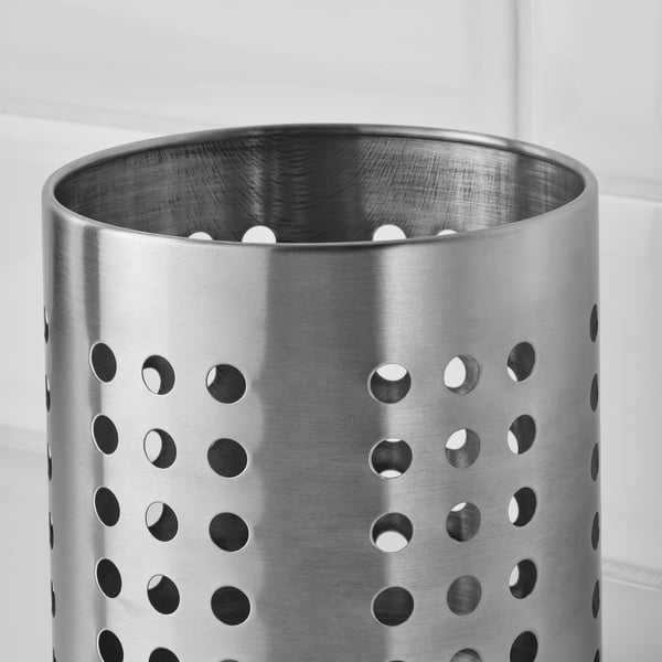 ORDNING cutlery stand, stainless steel, 13.5 cm