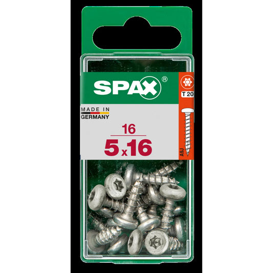 GALVANIZED POZI SCREWS 5X16 S 16 PCS